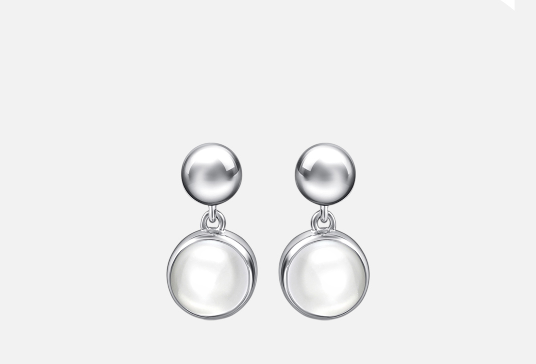 Изображение товара Серьги серебряные Алькор rock crystal