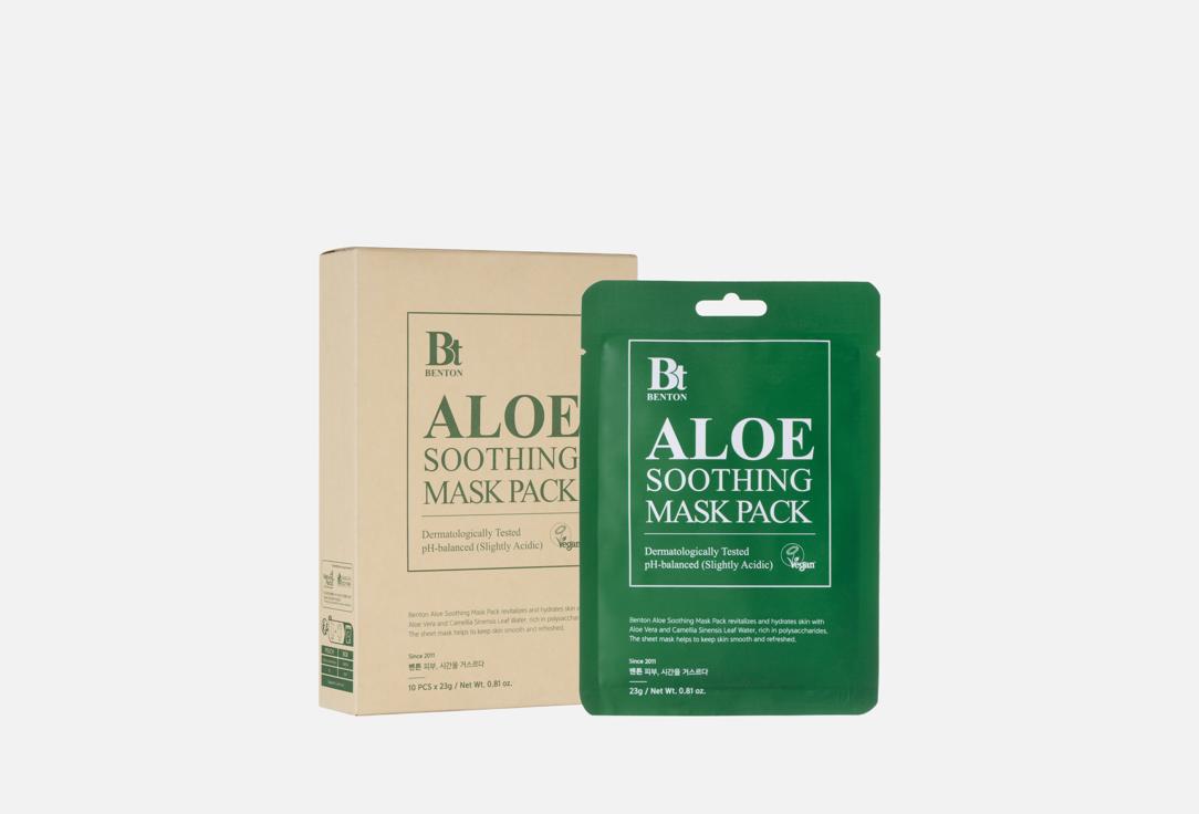 Изображение товара набор тканевых масок для лица Benton ALOE SOOTHING
