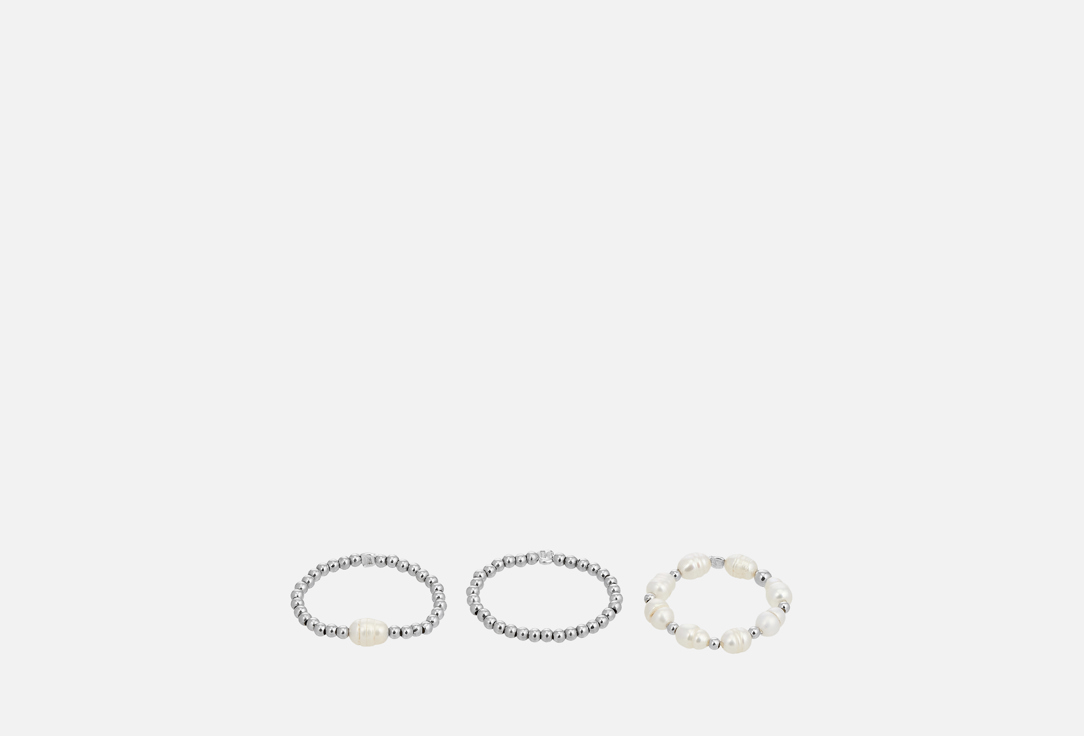 Изображение товара Кольцо серебряное the Si Silver ring set with pearls