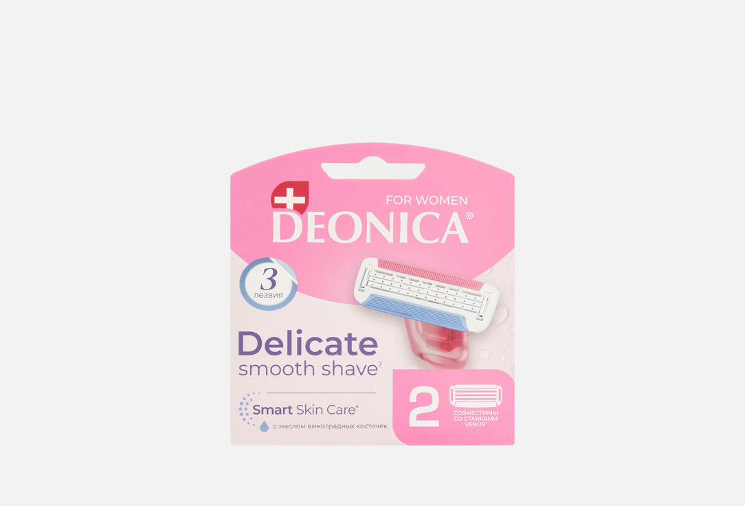 

Сменные кассеты DEONICA, 3 FOR WOMEN 2 шт