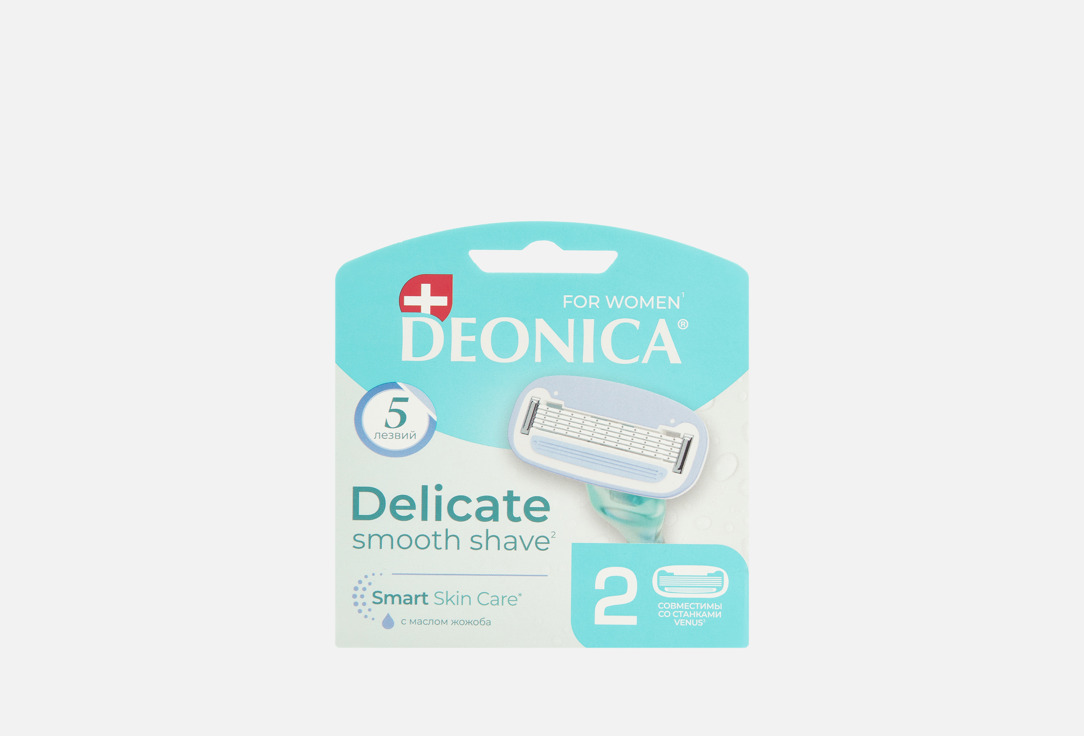 

Сменные кассеты DEONICA, 5 FOR WOMEN 2 шт