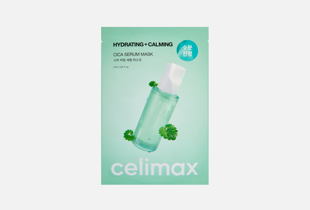 Изображение товара Маска для лица тканевая с центеллой и гиалуроновой кислотой 27 мл Celimax