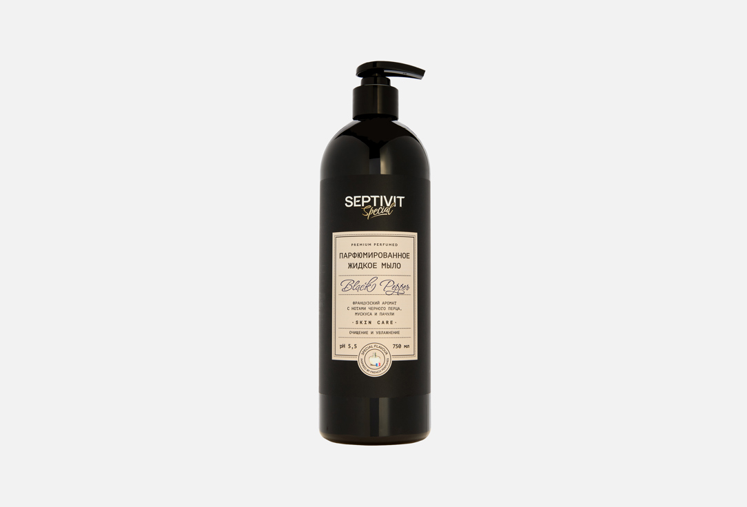 

Парфюмированное мыло для рук SEPTIVIT, Special black pepper 750 мл