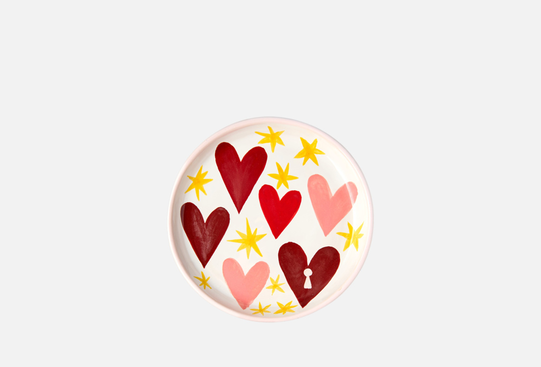 

Пиала ODARYADARYA, Принт, Сердечки, 13,5см 13.5 см