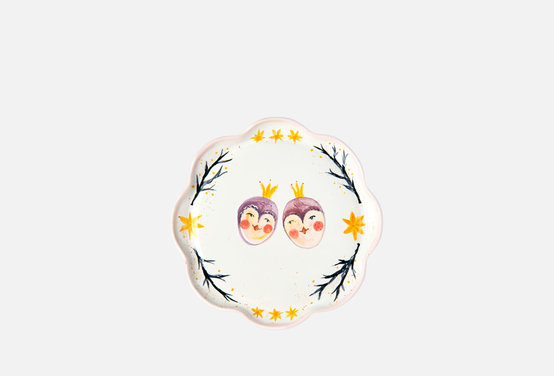 

Керамическая тарелочка ODARYADARYA, Принт, Царевны совы, 21см 21 см