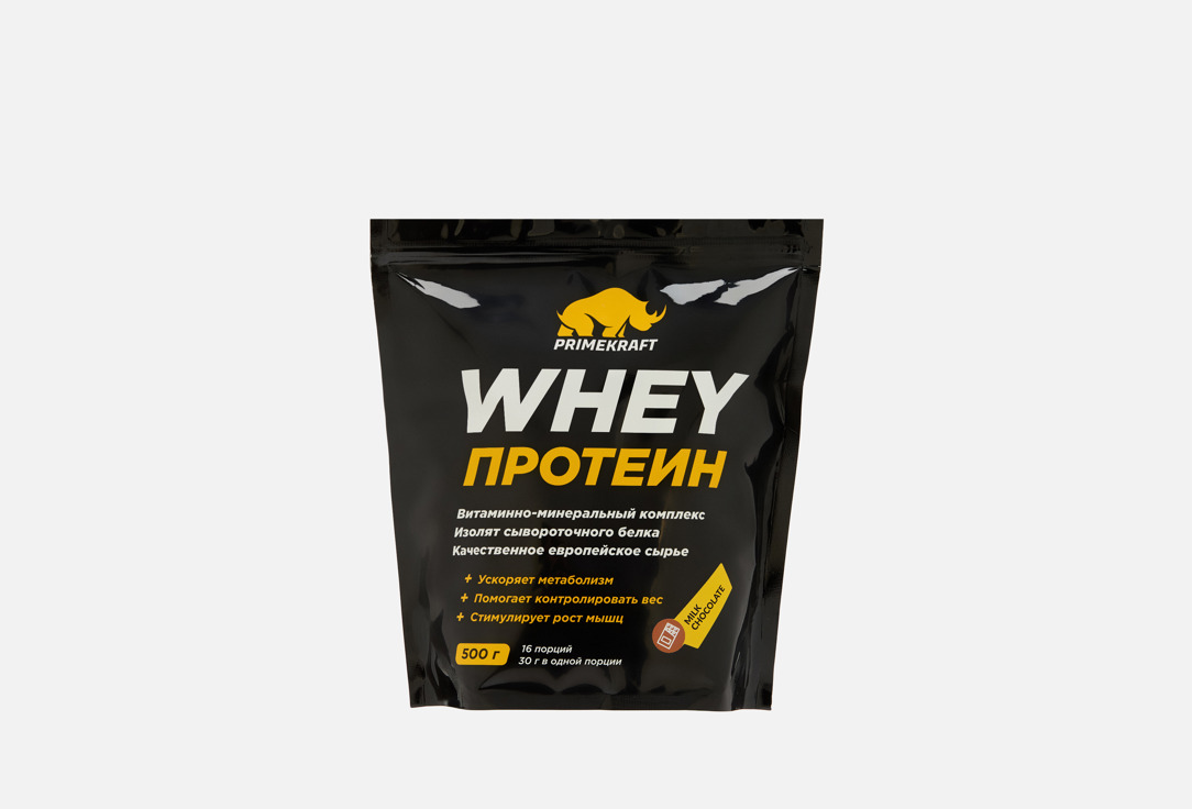Изображение товара Протеин Prime Kraft WHEY Молочный шоколад 500 г