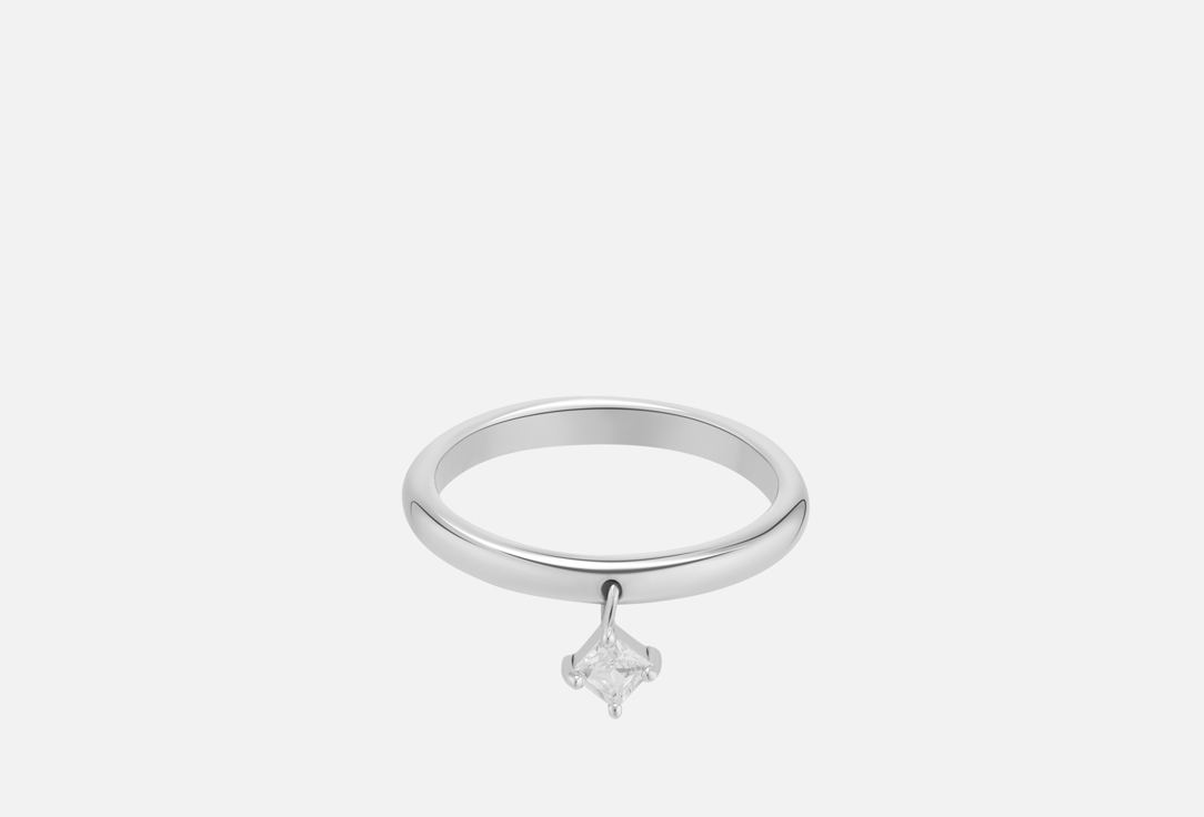 Изображение товара Серебряное кольцо Dita One с фианитом огранки принцесса для женщин