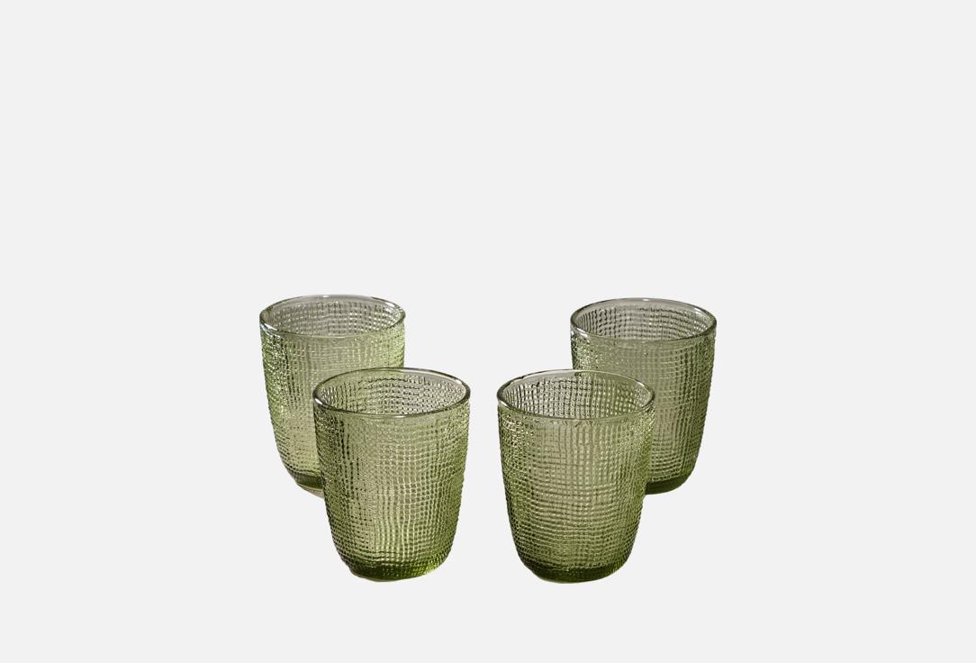 Изображение товара Набор стаканов Lefard TEMPO GREEN 4 шт 300 мл стекло посудомойка