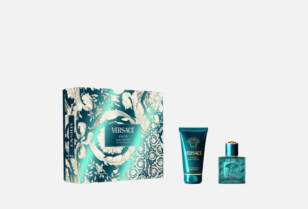 Изображение товара Подарочный набор Versace EROS для мужчин туалетная вода и гель 50 мл
