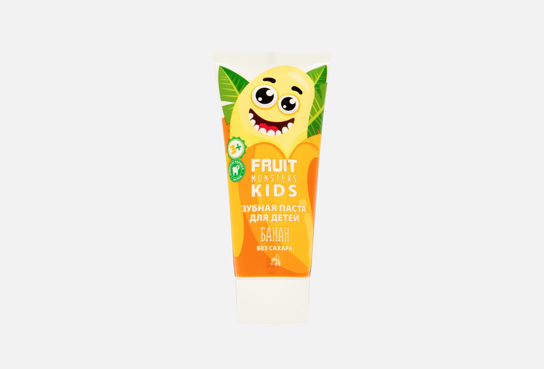 

Детская зубная паста от 3 лет ФРУТОМОНСТРЫ, Мегамонстры банан 60 г
