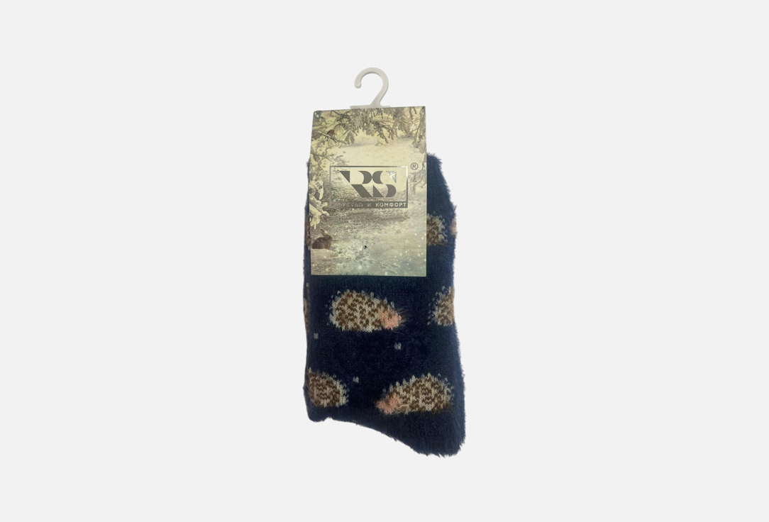 

Носки пушистые R&S, Синий, Ежики 36-39 мл