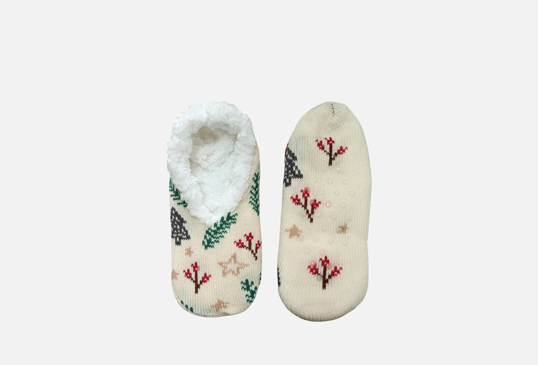 

Носки с нескользящей подошвой R&S, Принт, Веточки 36-39 мл