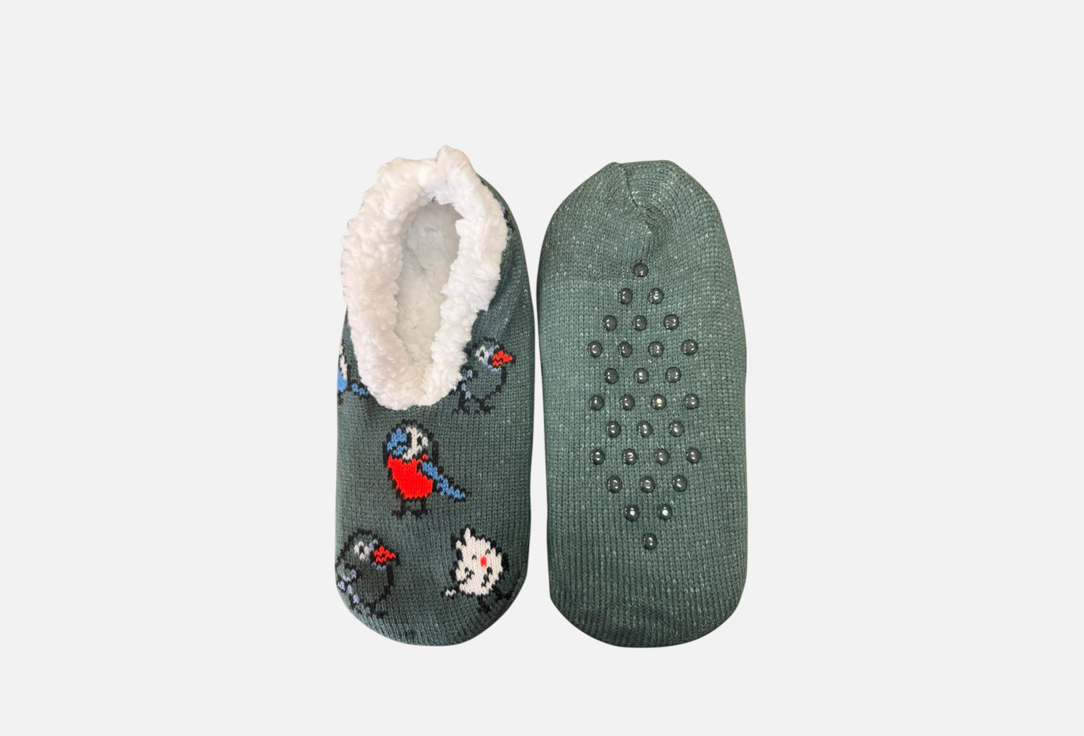 

Носки с нескользящей подошвой R&S, Принт, Птички 36-39 мл