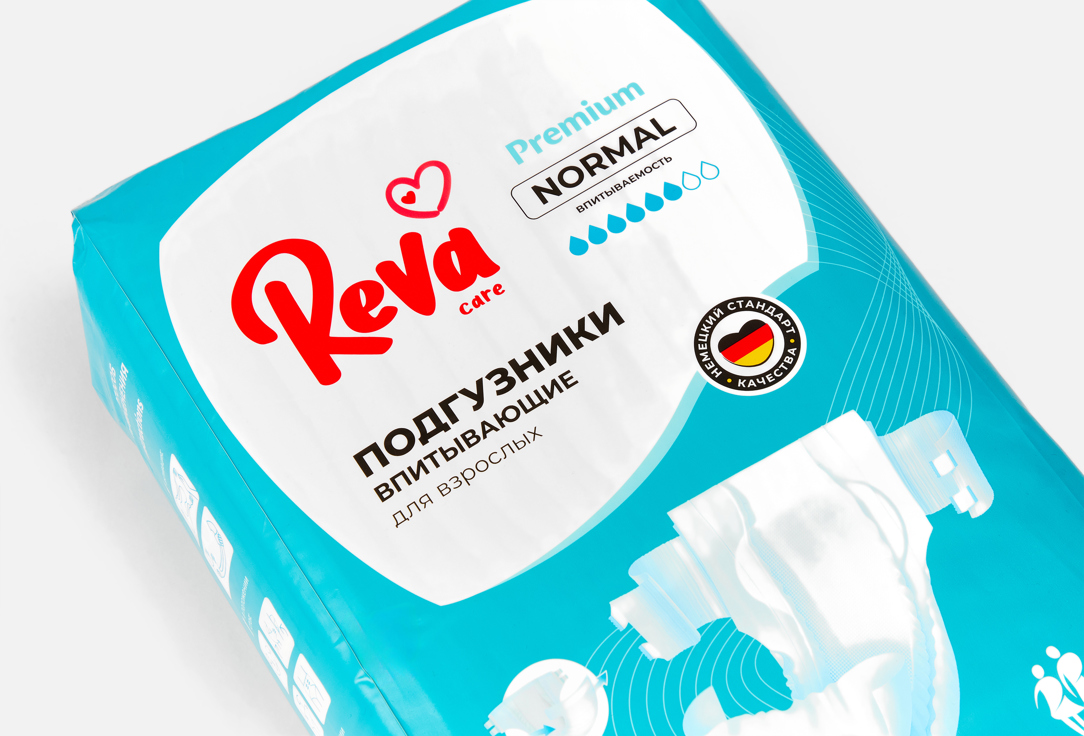 

Подгузники на липучках для взрослых REVA CARE, Normal l 30 шт
