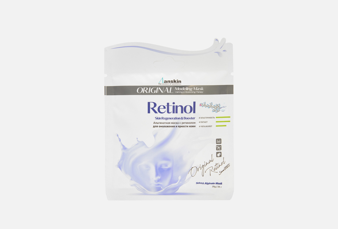 

Рефил альгинатной маски для лица ANSKIN, Retinol Modeling 25 г