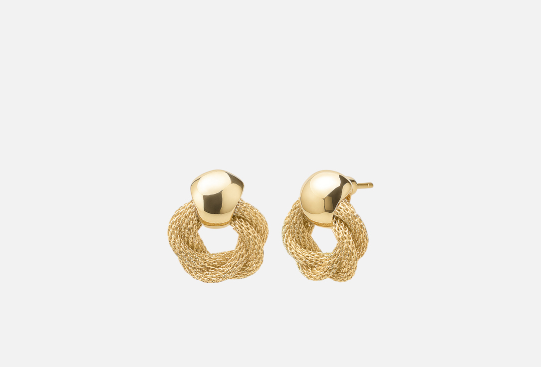 Изображение товара Серьги the Si золотые узлы