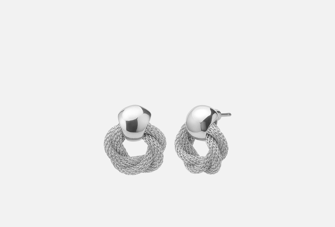 Изображение товара Серьги the Si серебряные узлы