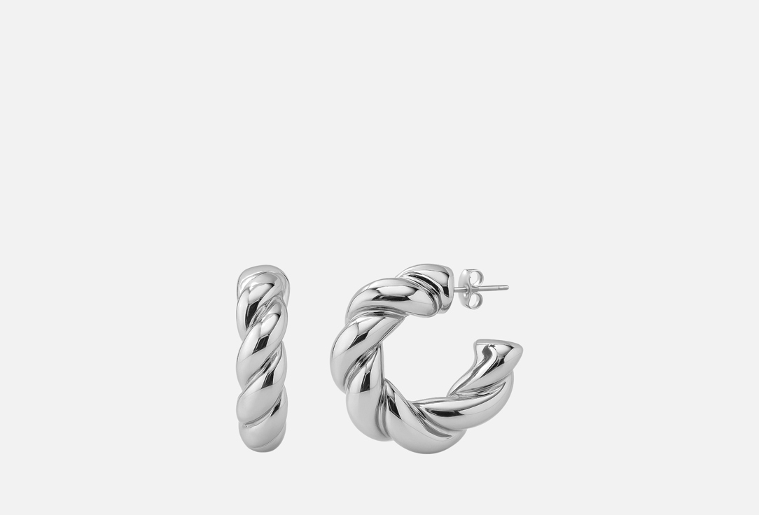 Изображение товара Серьги the Si серебряные спирали