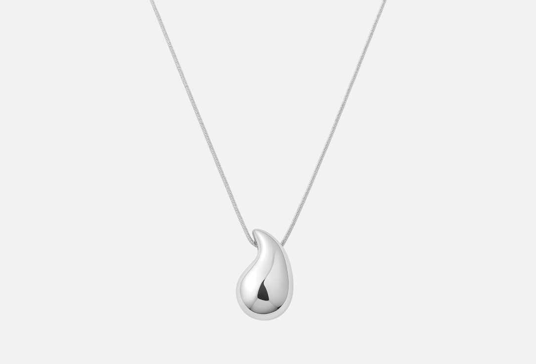 Изображение товара Стильное серебряное колье с крупной подвеской для женщин