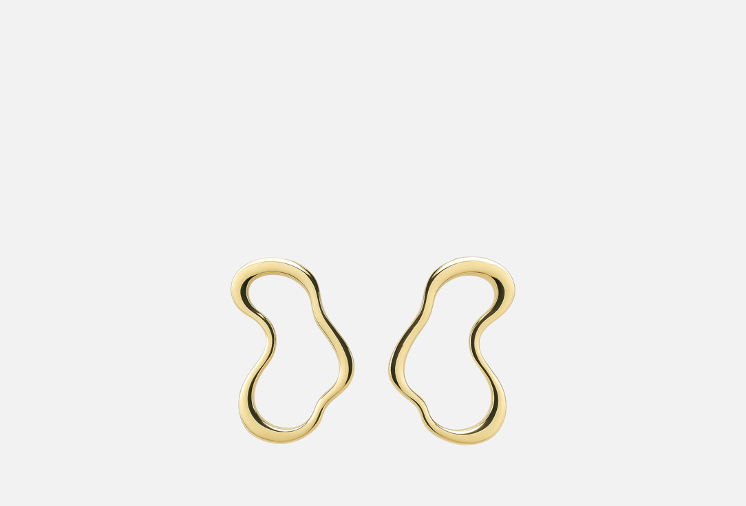 

Серьги THE SI, Золотые волны 2 шт