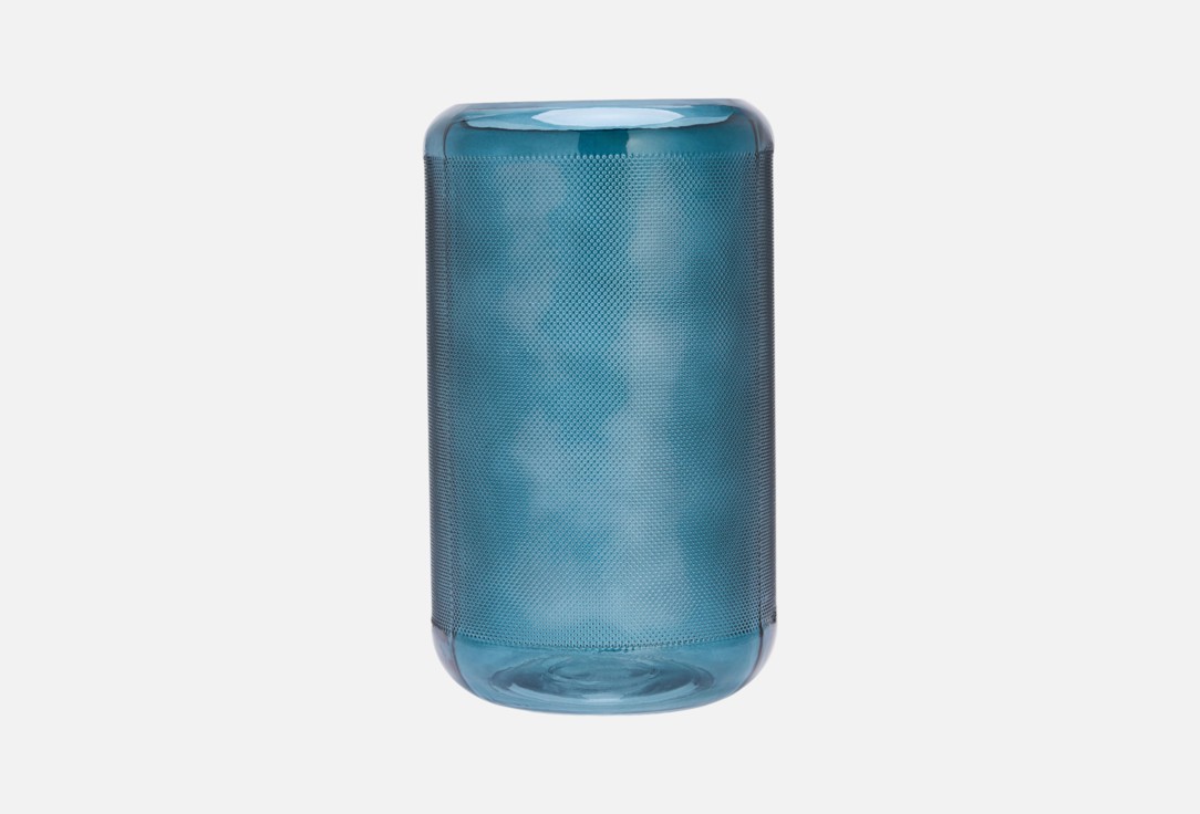 Изображение товара Декоративная ваза Вещицы Цилиндр, Ekg-17, синий, 14,8х14,8х25,3