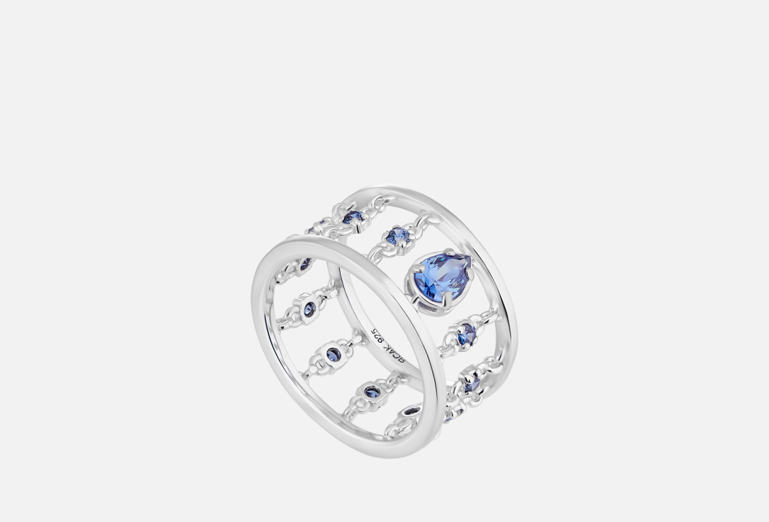 Изображение товара Кольцо серебряное Город Е с фианитами