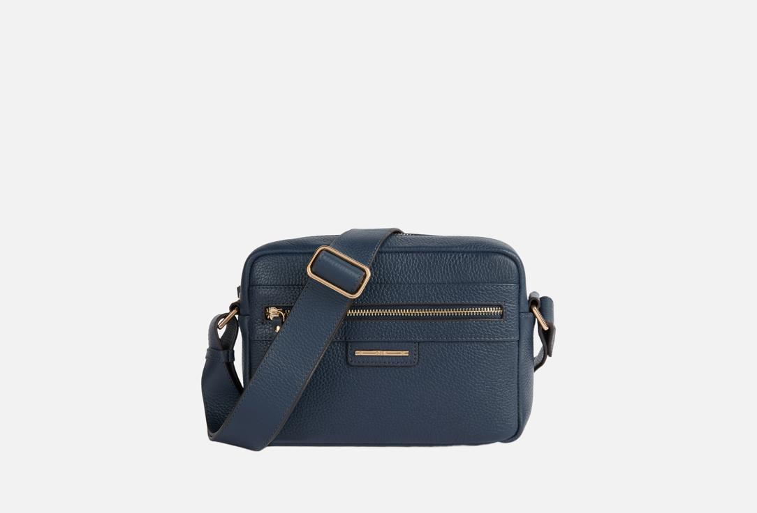 Изображение товара Сумка-мессенджер Geox Blandine синяя из кожи и нейлона для женщин