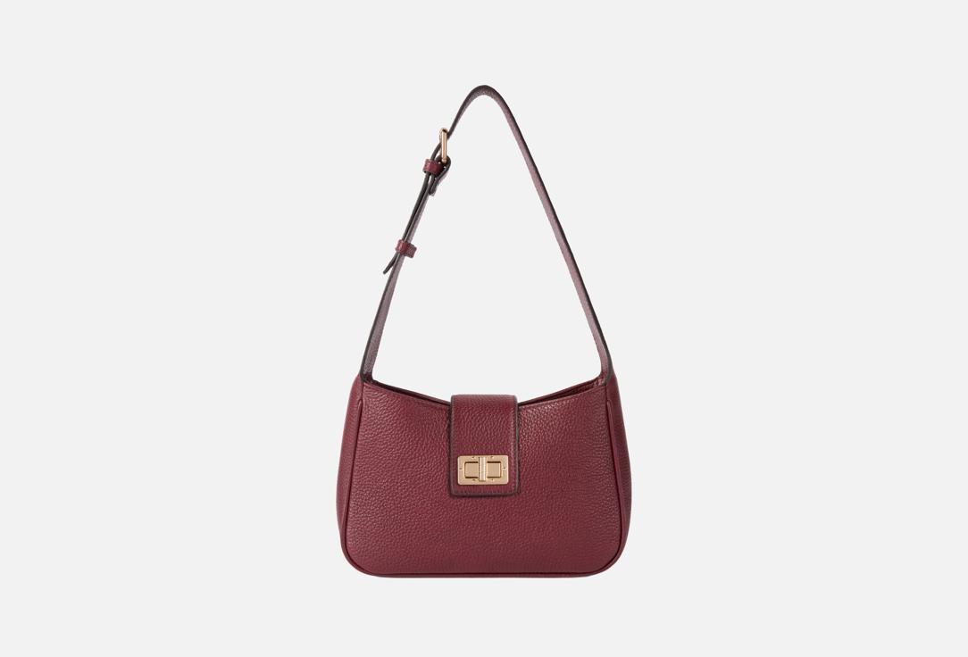 Изображение товара Сумка через плечо из кожи Geox Solangy бордовая