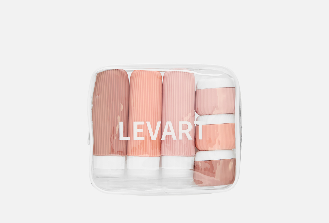 Изображение товара Набор дорожных флаконов для косметических средств Levart Travel silicone bottles