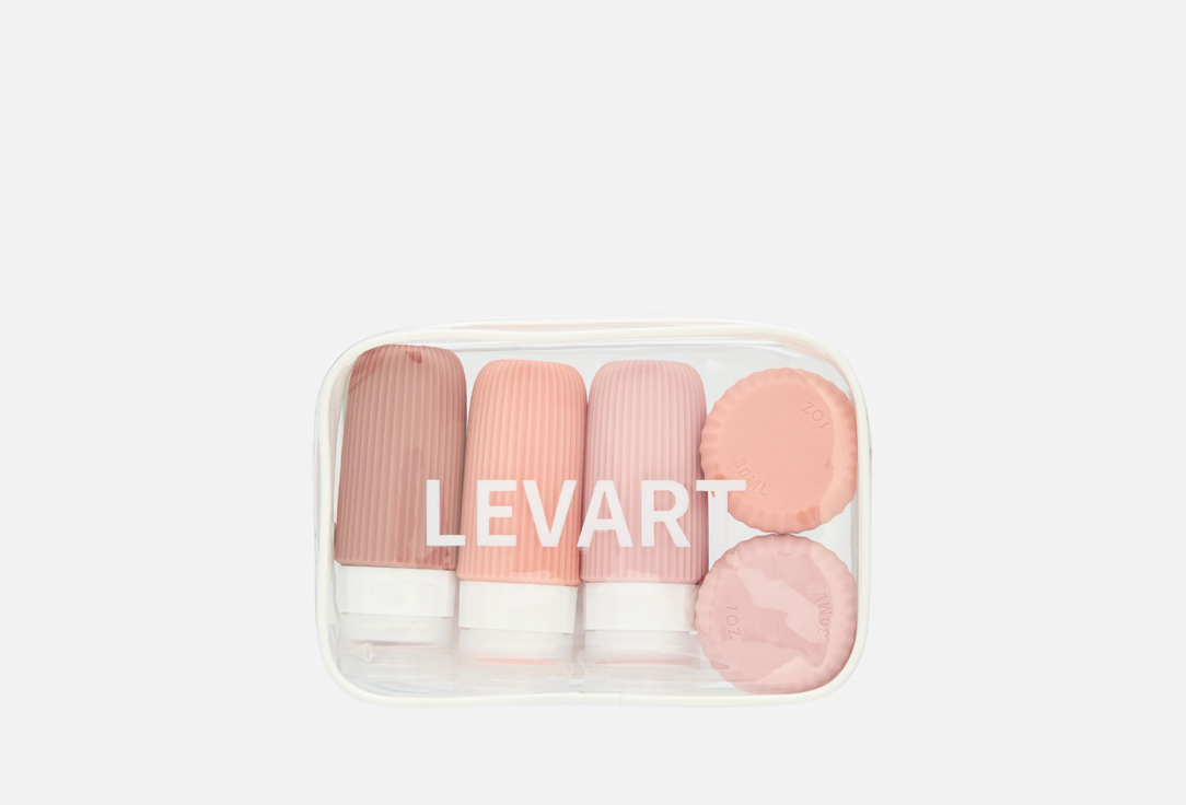Изображение товара Набор дорожных флаконов для косметических средств Levart Travel silicone bottles