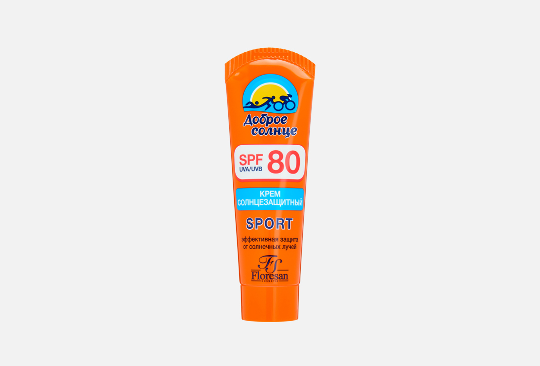 

солнцезащитный крем для лица и тела SPF 80+ FLORESAN, Sport 60 мл