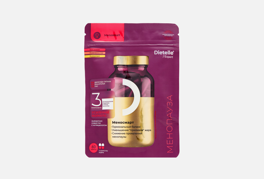 Изображение товара БАД для женского здоровья Dietelle Меносмарт в капсулах
