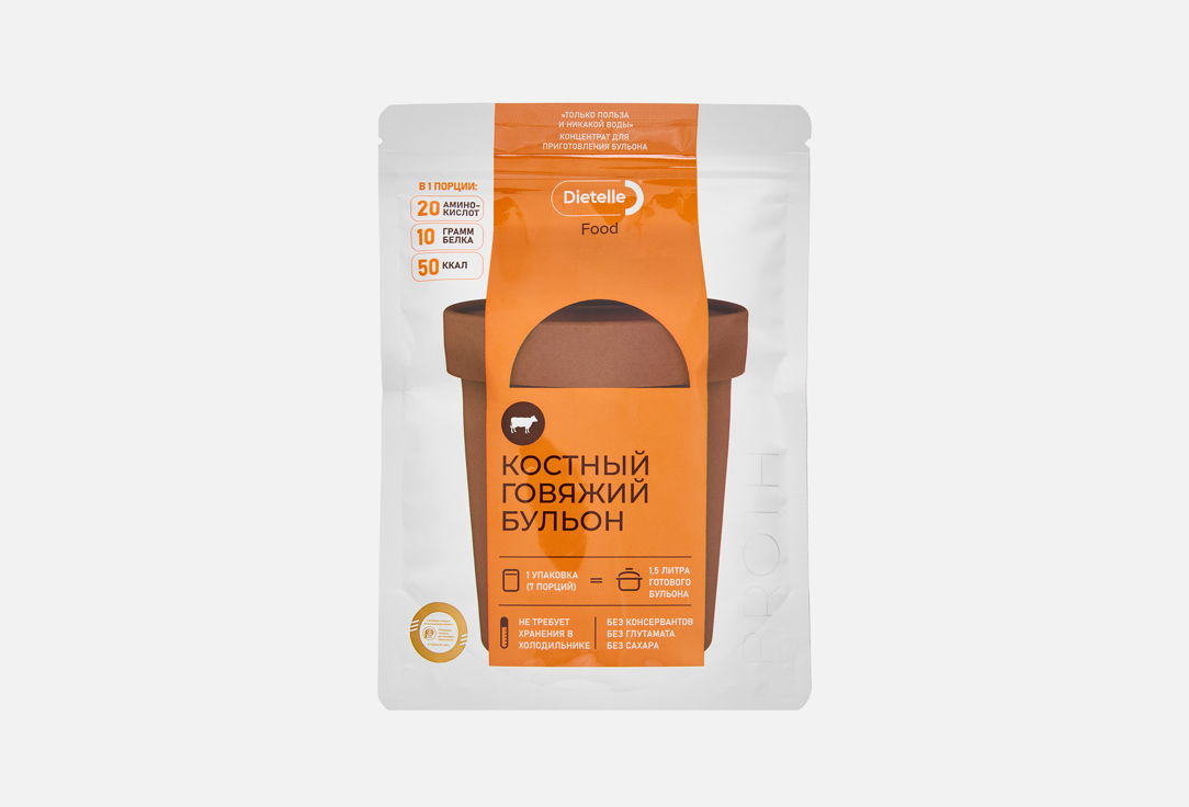 

Смесь для приготовления DIETELLE, Говяжий Бульон 200 г