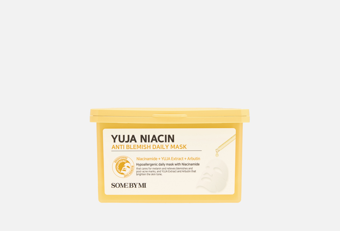 Изображение товара Маски для лица SOME BY MI NIACIN ANTI-BLEMISH тканевые 1 шт
