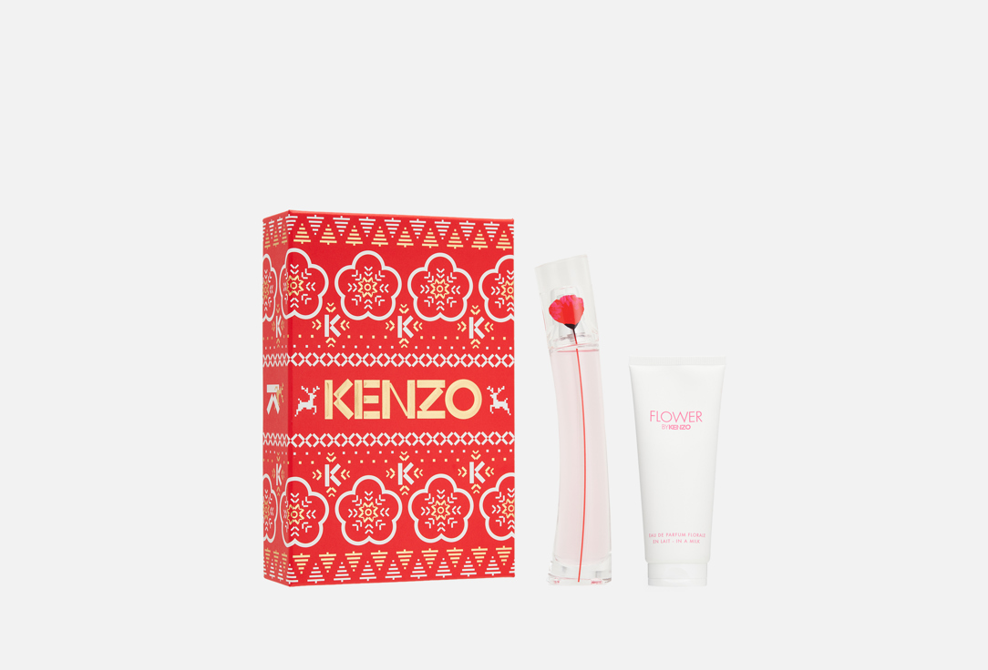 Изображение товара Подарочный парфюмерный набор Kenzo Flower by Kenzo 30 мл + 75 мл молочко для тела