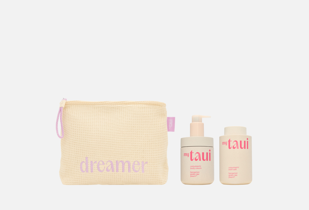 Изображение товара Набор уходовых средств для тела myTAUI yume с солью и кремом, компактная косметичка
