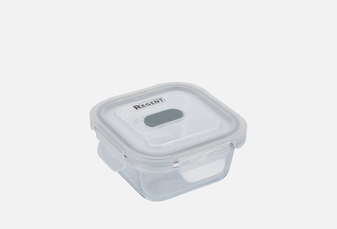 Изображение товара Стеклянный контейнер с крышкой Regent inox Linea Desco 300 мл