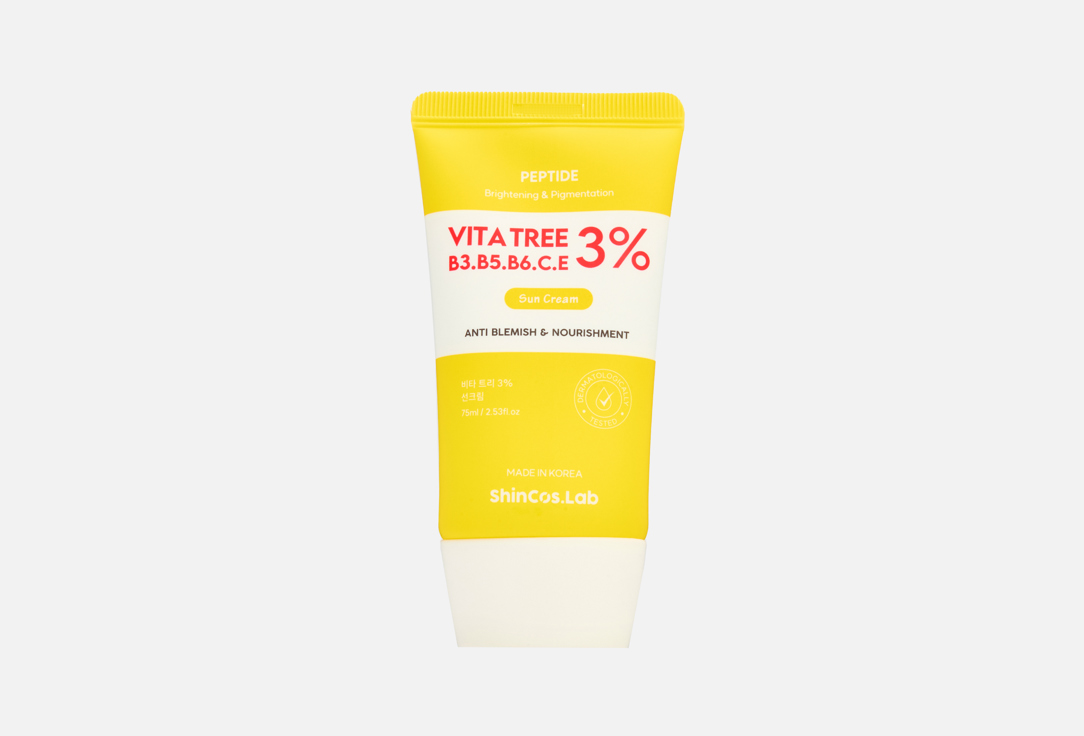 Изображение товара Солнцезащитный крем для лица SPF50+ ShinCos.Lab Vita Tree 3%