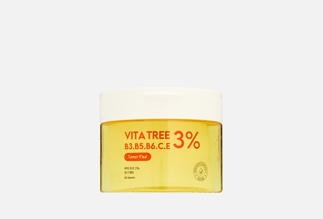 Изображение товара Освежающие пэды для лица ShinCos.Lab Vita Tree 3% увлажнение и выравнивание кожи