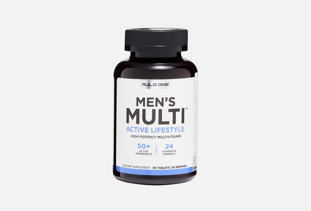 

БАД для улучшения общего здоровья организма RULE 1, Men’s multi active lifestyle в таблетках 90 шт