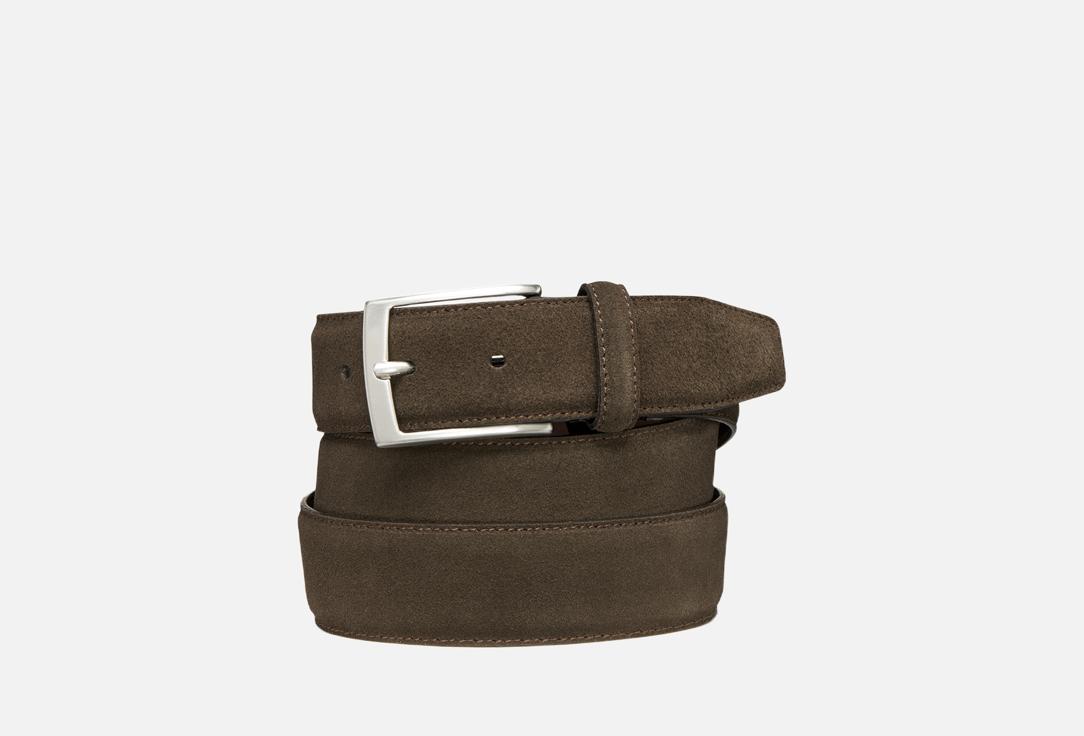 Изображение товара Ремень из замши Geox темный кофе