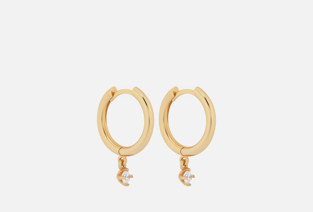 Изображение товара Серьги серебряные JEWLIA Бесцветный цирконит