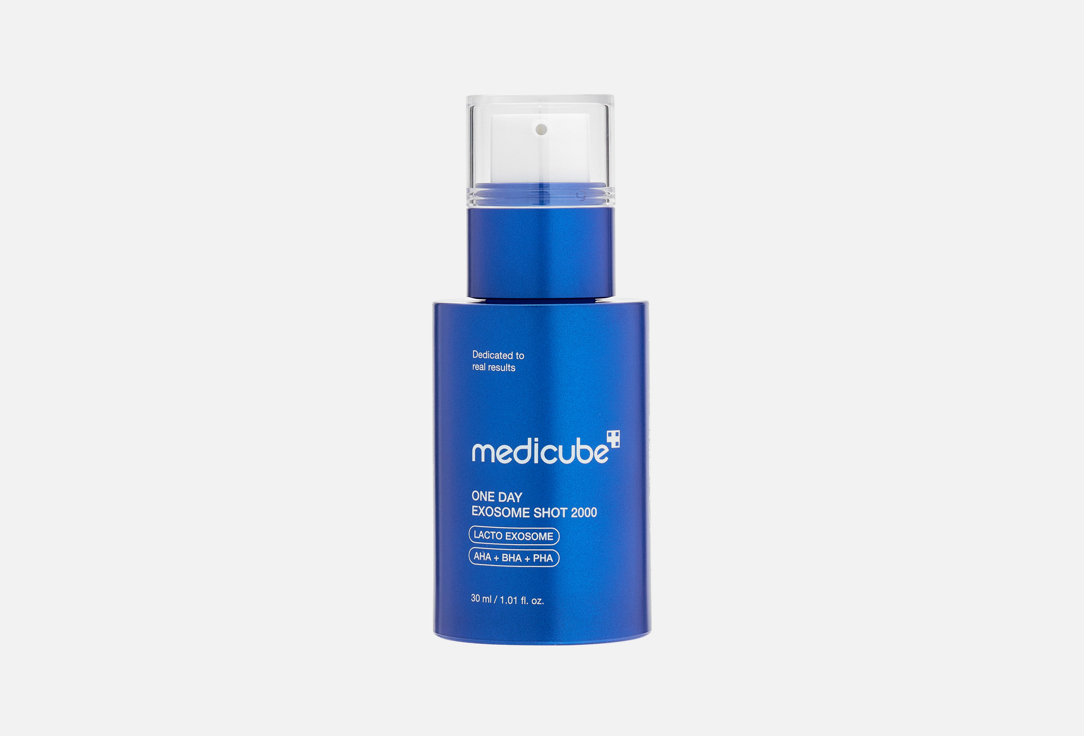 

Сыворотка для лица с экзосомами и спикулами MEDICUBE, ONE DAY EXOSOME SHOT PORE 2000 30 мл