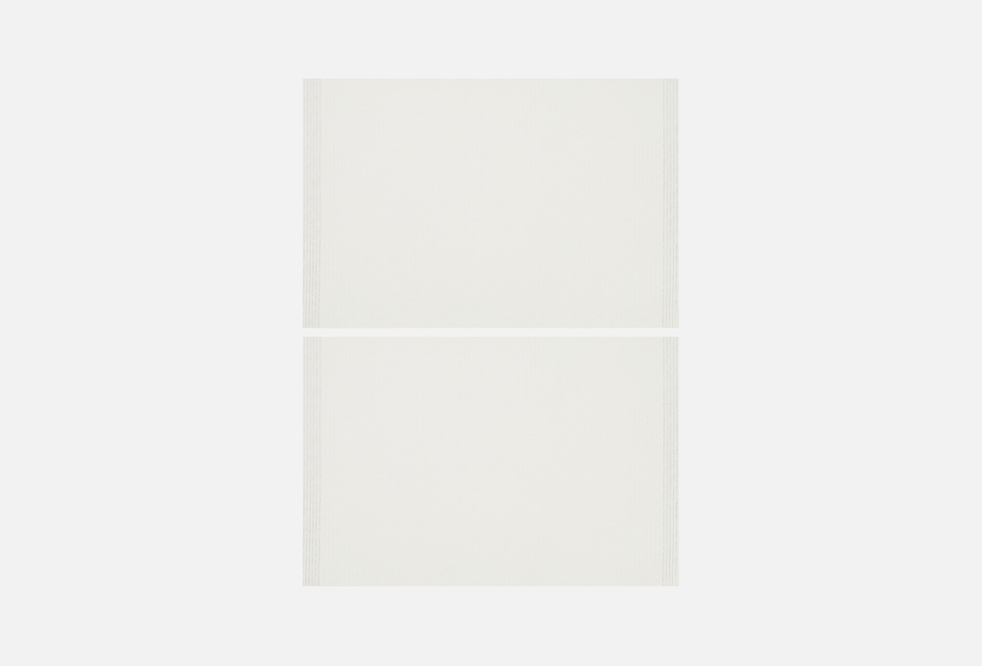 Изображение товара Набор салфеток сервировочных DeNASTIA белый, серебристый, 45x30 см