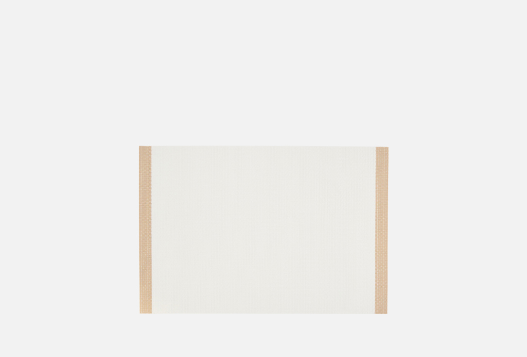 Изображение товара Салфетка сервировочная DeNASTIA праздничная, белый, золотистый, 45x30 см