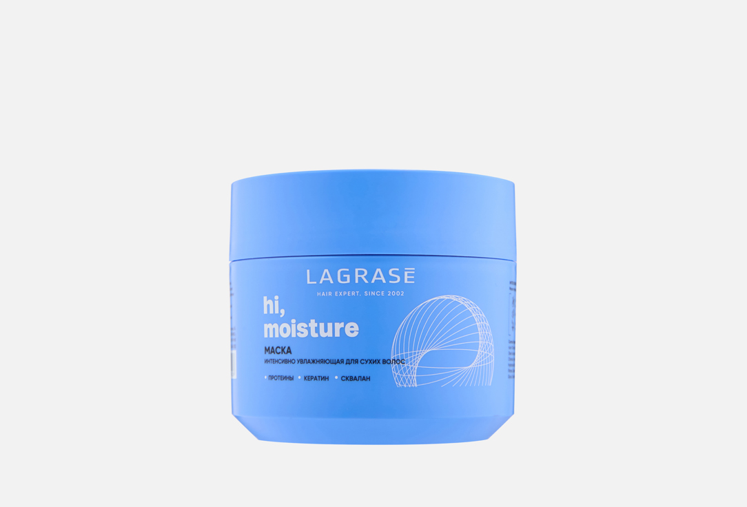 Изображение товара Увлажняющая маска для сухих волос LAGRASE hi moisture 300 мл