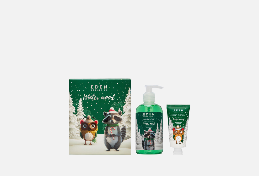 Изображение товара Подарочный набор для ухода за кожей рук EDEN Winter Mood крем и мыло 245 мл