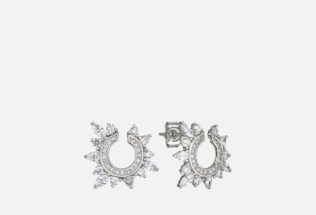 

Серьги серебряные MENDEL, Lotus 2 шт