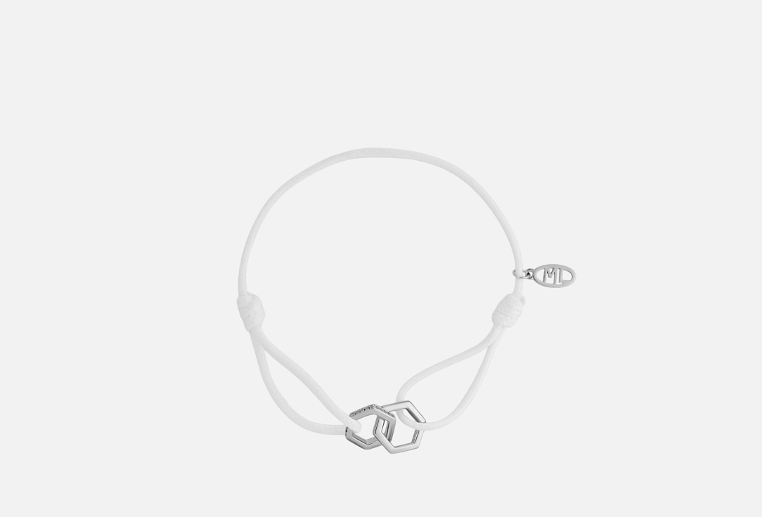Изображение товара Браслет серебряный Mendel Infinity small White