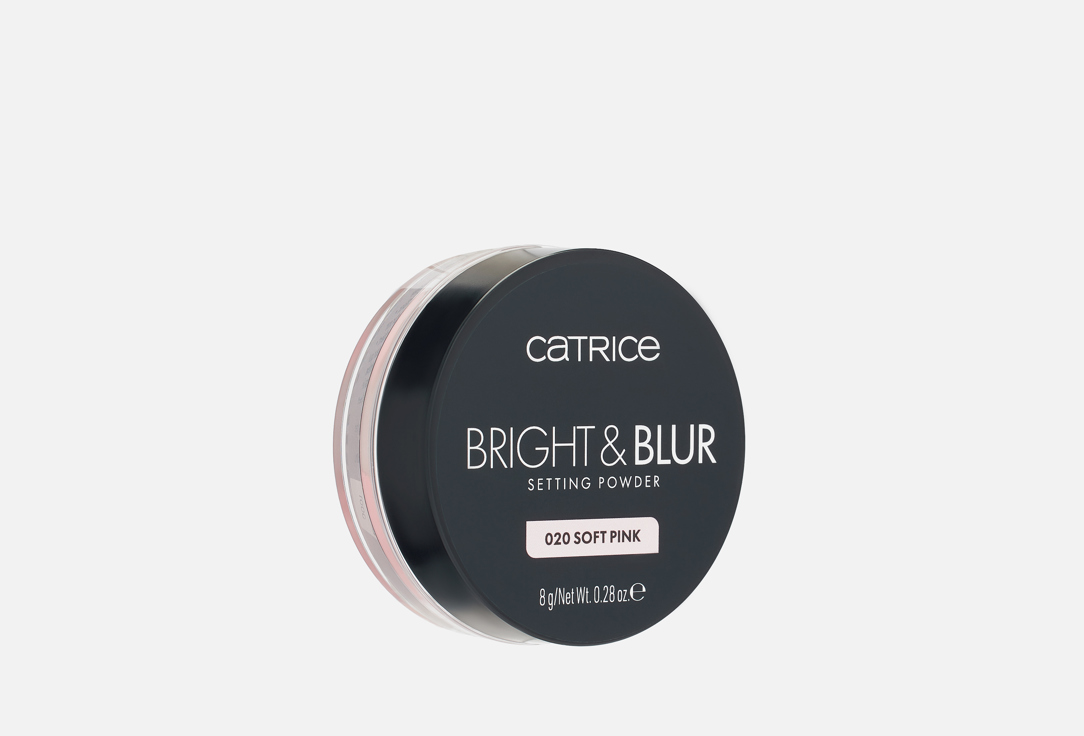 Изображение товара Рассыпчатая пудра Catrice Bright & Blur Setting 020 Soft Pink для лица